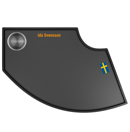 CabTable Broderad text eller flagga